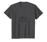 I'm Paw-sitive You're Awesome Cat Lover Encouragement T-Shirt, Kids, Dark Heather Grey, 3 Years