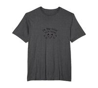 I'm Paw-sitive You're Awesome Cat Lover Encouragement T-Shirt, Men's Big and Tall, Dark Heather Grey, 4X Tall
