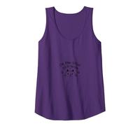I'm Paw-sitive You're Awesome Cat Lover Encouragement Tank Top, Women, Purple, M