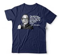 I'm Playing All The Right Notes Unisex T-Shirt - Classic Comedy Tribute Tee for Morecambe & Wise Fans - 2XL Navy