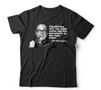 I'm Playing All The Right Notes Unisex T-Shirt - Classic Comedy Tribute Tee for Morecambe & Wise Fans - XL Black