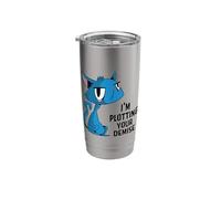 I'm Plotting Your Demise Cat Owner Cat Lover Animals Pets Stainless Steel Insulated Tumbler