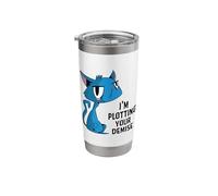 I'm Plotting Your Demise Cat Owner Cat Lover Animals Pets Stainless Steel Insulated Tumbler