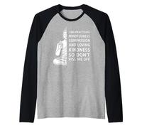 I'm Practicing Compassion So Don't Piss Me Off Yoga Humor Raglan Baseball Tee