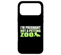 I'm Pregnant Not A Petting Zoo Graphic - Funny Pregnancy Case for iPhone 17 Pro Max