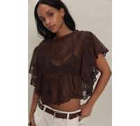 I'm Pretty, Okay Top at Free People in Chocolate, Size: Medium - female