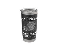 I'm Prickly in The Inside Too Porcupines Rodent Animal Stainless Steel Insulated Tumbler