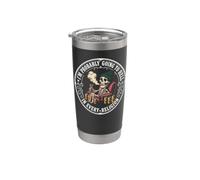 I'm Probably Going to Hell in Every Religion Skeleton Humor Stainless Steel Insulated Tumbler