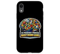 I'm Probably Thinking About Boardgames Tabletop Games Player Case for iPhone XR