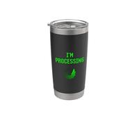 I'm Processing Funny Computer Geek Programming Joke Coder Stainless Steel Insulated Tumbler
