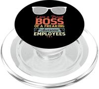 I'm Proud Boss Of Freaking Awesome Empolyees Bossy Women Men PopSockets PopGrip for MagSafe