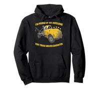 I'm Proud Of My Awesome Truck Driver Daughter Tow Truck Pullover Hoodie