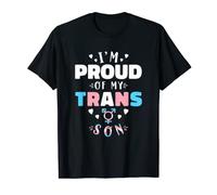 I'm Proud Of My Trans Son Transgender Flag LGBT Pride T-Shirt