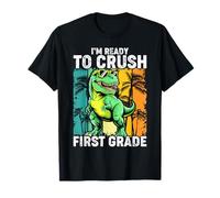 I'm Ready Crush First Grade Dinosaur Back to School Kids T-Shirt