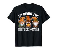 I'm Ready for The BER Month Gnomes Autumn Leaves Fall Season T-Shirt