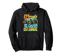 I'M Ready TO CRUSH 1ST Grade Monster Truck First Grade Pullover Hoodie