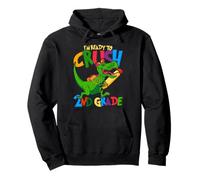 Im Ready To Crush 2nd Grade 1 School Child Dino Pullover Hoodie