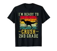 I'm Ready to Crush 2nd Grade T Rex Dinosaur Back to School Value Graphic T-Shirt
