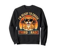 I'm Ready to Crush 3rd Grade Cougar Sunglasses Retro Funny Sweatshirt