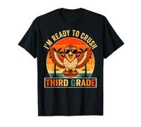 I'm Ready to Crush 3rdGrade Hawk Sunglasses Retro Funny T-Shirt