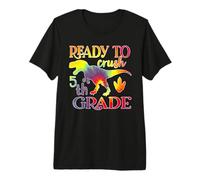 I'm Ready to Crush 5th Grade Dinosaurs Back to School Premium T-Shirt