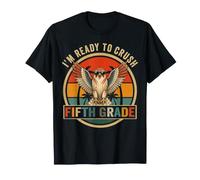 I'm Ready to Crush 5th Grade Hawk Sunglasses Funny Retro T-Shirt