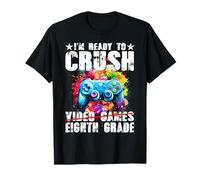I'm Ready To Crush Eighth Grade Gamers Back To School Boys T-Shirt