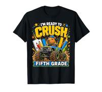 I'm Ready to Crush Fifth Grade Capybara Back to School T-Shirt