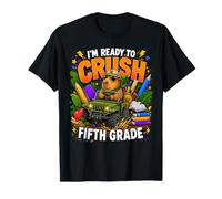 I'm Ready to Crush Fifth Grade Capybara Back to School T-Shirt