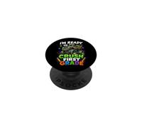 I'm Ready to Crush First Grade Back To School Monster Truck PopSockets Adhesive PopGrip
