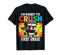 I'm Ready To Crush First Grade Cyborg Cappuccino Assassino T-Shirt