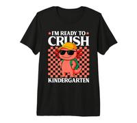 I'm Ready to Crush Kindergarten Axolotl Back to School Premium T-Shirt