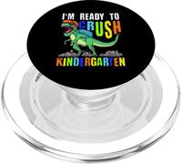 I'm Ready To Crush Kindergarten Dino T-Rex Dinosaur PopSockets PopGrip for MagSafe