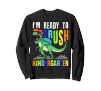 I'm Ready To Crush Kindergarten Dino T-Rex Dinosaur Sweatshirt