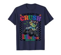 I'm Ready to Crush Kindergarten Dinosaur Student Trucker Kid T-Shirt