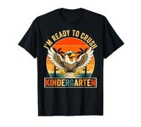I'm Ready to Crush Kindergarten Eagle Sunglasses Retro Funny T-Shirt