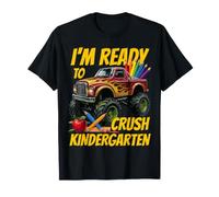 I'm Ready to Crush Kindergarten Monster Truck Back to School T-Shirt