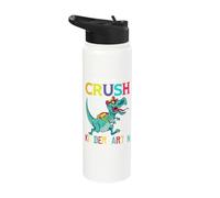 I'm Ready to Crush Kindergarten T-Rex Stainless Steel Insulated Water Bottle