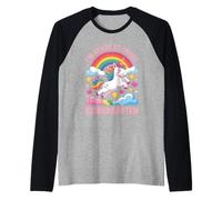 I'm Ready To Crush Kindergarten Unicorn Raglan Baseball Tee