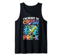 Im Ready To Crush Pre K Dinosaur Fun Tank Top