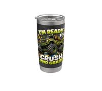 I'm Ready to Crush Second Grade Bigfoot Monster Truck Stainless Steel Insulated Tumbler
