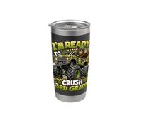 I'm Ready to Crush Third Grade Bigfoot Monster Truck Stainless Steel Insulated Tumbler