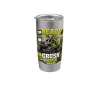I'm Ready to Crush Third Grade Bigfoot Monster Truck Stainless Steel Insulated Tumbler