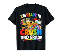 I'm Ready to Crush Third Grade Bulldozer Back to School T-Shirt