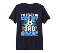 I'm Ready to Kick-Off 3rd Grade Boy First Day of Third Grade Premium T-Shirt