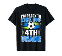 I'm Ready to Kick-Off 4th Grade Boy First Day of Fourth Gr Value Graphic T-Shirt