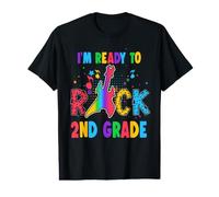 I'm Ready to Rock 2nd Grade Guitar Back to School Value Graphic T-Shirt
