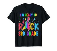 I'm Ready to Rock 3rd Grade Guitar Back to School Value Graphic T-Shirt