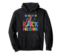 I'm Ready To Rock Preschool Guitar Back To School Pullover Hoodie