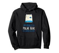 I'm Really a Polar Bear Funny Halloween Costume Bear Pullover Hoodie